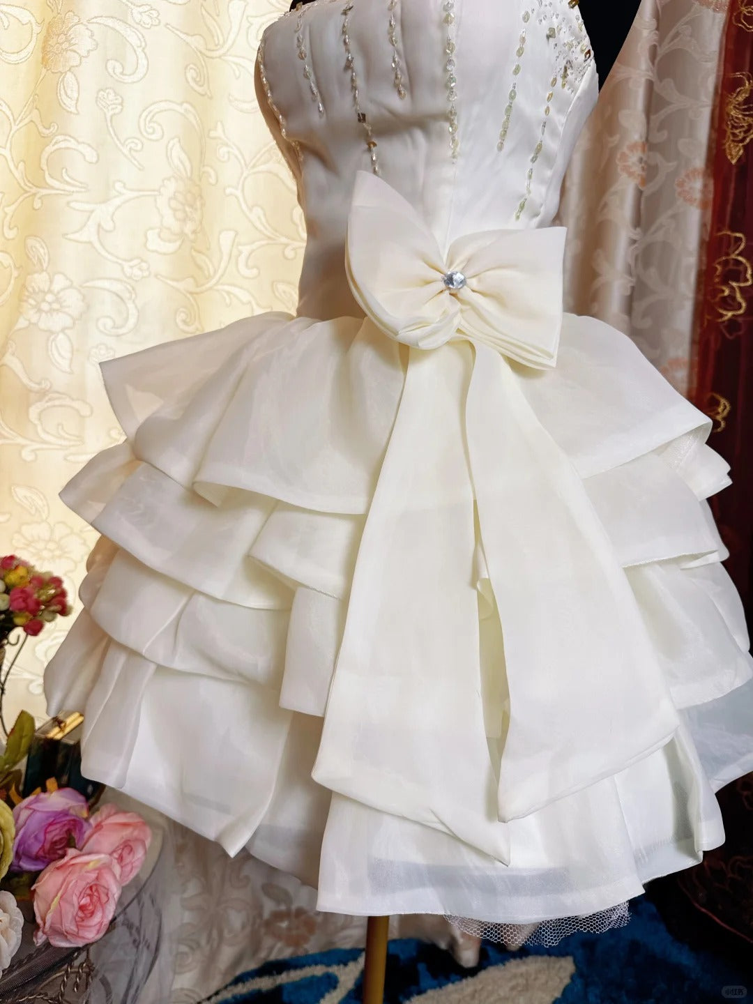 A Line Birthday Outfit Short Evening Dress Short Party Dress Vintage Homecoming Dress   fg8086