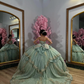 A line sage quinceanera dress for girls, birthday party dresses sweet 16 dresses     fg7485