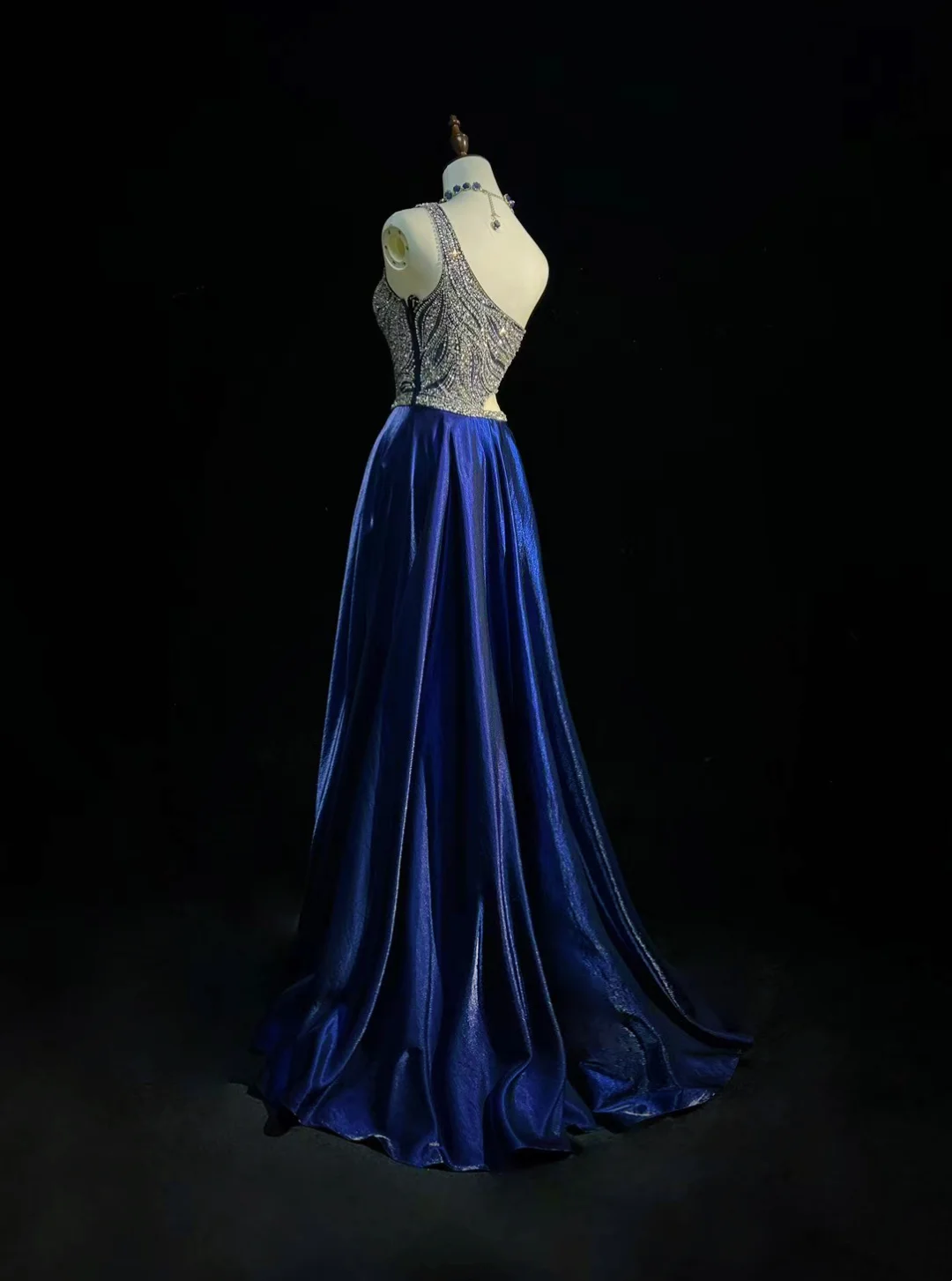 Buntes Meerjungfrau-Partykleid mit Pailletten und langen Abschlusskleidern fg8362