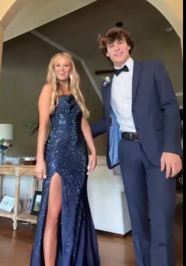 Royal Blue Sequin Long Prom Dress With Split Evening Dress Birthday Dress fg8293