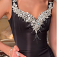Robe de soirée longue noire style sirène sexy fg7763