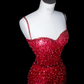 Buntes Meerjungfrau-Partykleid mit Pailletten und langen Abschlusskleidern fg8362