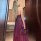 Neckholder-Ballkleid mit Perlenbesatz, langes Kleid zum 21. Geburtstag, Outfit fg8228