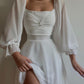 Chiffon Homecoming Dresses Long Sleeves Short Prom Dress, Homecoming Dresses       fg5076