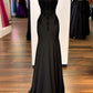 Black Long Prom Dress Party Evening Dresses       fg5062