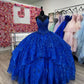 Blue Ball Gown Quinceanera Dress         fg4348