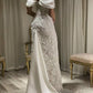 Gorgeous Off Shoulder Appliques Long Prom Dress Wedding Dress     fg5161