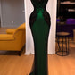 Sexy Mermaid Sequin Long Dark Green Lace Prom Dress Formal Dress       fg5117