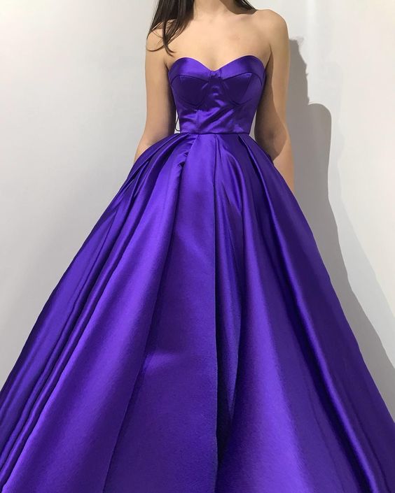 Elegant Purple Prom Dresses Party Gowns Long Evening Dress  fg4065