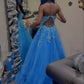 Blue Long Prom Dress,Formal Dresses,Charming Dance Dress       fg4340