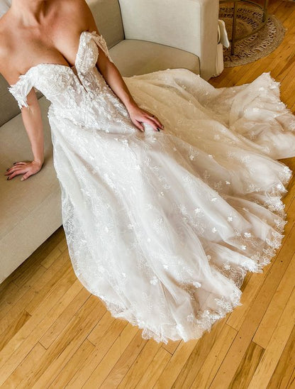 A Line Off-the-shoulder Gown Dress Long Prom Dress Evening Dress        fg4303