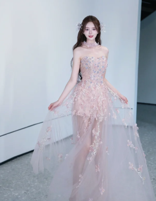 Buntes Meerjungfrau-Partykleid mit Pailletten und langen Abschlusskleidern fg8362