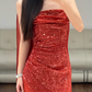 Robe de soirée longue sirène colorée à paillettes, tenue de remise de diplôme fg8362