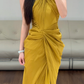Buntes Meerjungfrau-Partykleid mit Pailletten und langen Abschlusskleidern fg8362