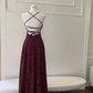 Robe de soirée longue sirène colorée à paillettes, tenue de remise de diplôme fg8362