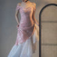 Robe de bal sirène à épaules dénudées et paillettes, robe de soirée scintillante fg5081
