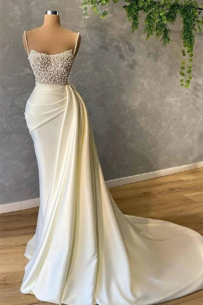 Ivory Prom Gown Evening dresses, Fancy wedding dresses, Prom girl dresses     fg1169