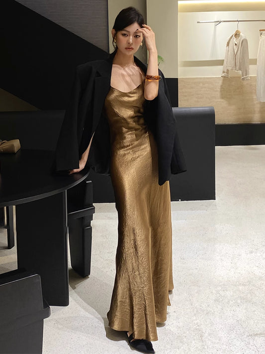 Buntes Meerjungfrau-Partykleid mit Pailletten und langen Abschlusskleidern fg8362