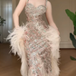 Sweetheart Spaghetti Strap Sequin Mermaid Long Evening Gown fg8796