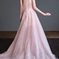 Strapless Rhinestone Tulle Ball Gown Evening Dress fg8834