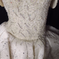 Off Shoulder Beaded Sparkly Organza High Low Short Homecoming Dress fg8875