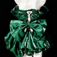Strapless Big Bow Metallic Satin Puffy Short Homecoming Dress fg8878