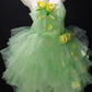 Strapless 3D Floral Petal Tulle High Low Evening Dress fg8879
