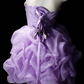 Strapless Bow Pearl Ruffled Organza Short Cocktail Dress fg8882