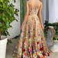 3D Flower Lace Prom Dress Spring Dress        fg693