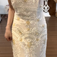 Buntes Meerjungfrau-Partykleid mit Pailletten und langen Abschlusskleidern fg8362