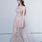 Robe de soirée longue sirène colorée à paillettes, tenue de remise de diplôme fg8362