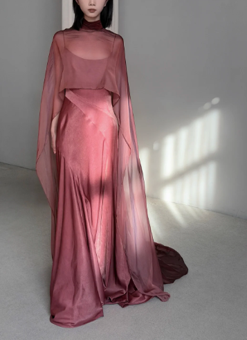 Modest Burgundy Prom Party Dress Birthday Dress Evening Dress  fg8693