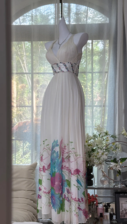 Buntes Meerjungfrau-Partykleid mit Pailletten und langen Abschlusskleidern fg8362