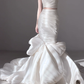 Sleeveless Mermaid Wedding Dress Classy Wedding Gowns  fg8695