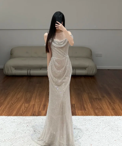 Off The Shoulder Mermaid Prom Dress 21st Birthday Outfit  fg8619