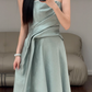 Buntes Meerjungfrau-Partykleid mit Pailletten und langen Abschlusskleidern fg8362