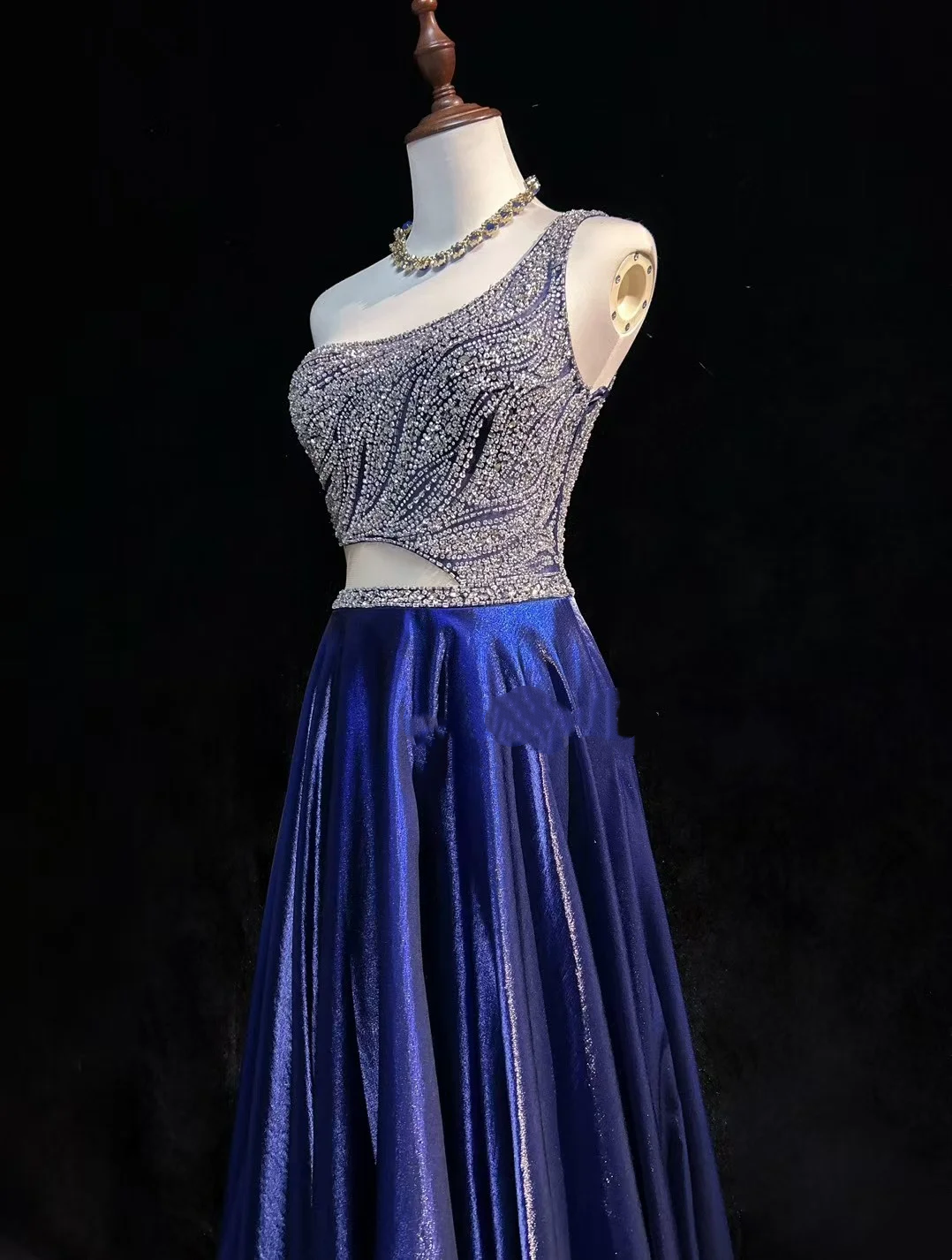 Buntes Meerjungfrau-Partykleid mit Pailletten und langen Abschlusskleidern fg8362