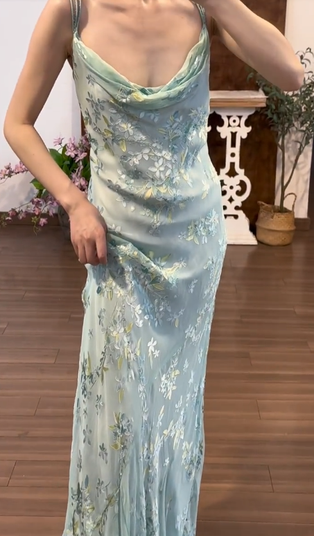 Robe de soirée longue sirène colorée à paillettes, tenue de remise de diplôme fg8362