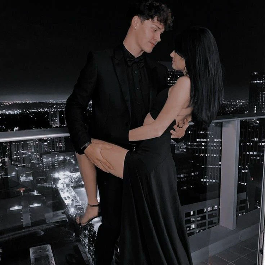 A Line Straps Black Long Backless Prom Dresses Evening Dress fg8516