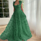 Lila Schmetterlings-Ballkleid, elegantes langes Ballkleid fg3363
