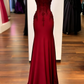 Robe de bal longue noire, robe de soirée, fg5062