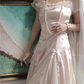 Robe de soirée vintage rose pâle fg6691