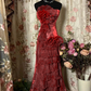 Green Strapless Long Prom Dress,Long Evening Gowns           fg7146