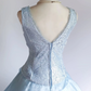 Light Blue Tulle Lace Long Prom Dresses Evening Party Dress fg8324