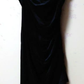 Black Velvet Tiered Cocktail Dress Prom Party Gowns Formal Dresses(Jacket not included)      fg7231