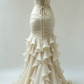 Stunning Mermaid Long Ivory Wedding Dresses        fg7300