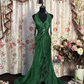 Traube Neckholder Ballkleider Langes Abendkleid Partykleid fg7348