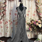 Traube Neckholder Ballkleider Langes Abendkleid Partykleid fg7348
