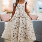 A Line White Prom Dress, Evening Party Dress For Women    fg7445