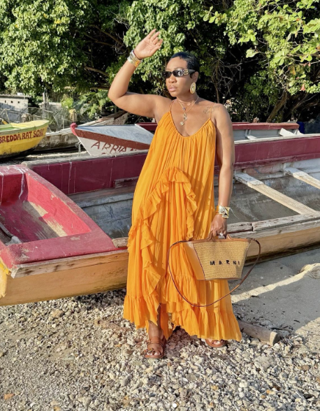 Sexy Orange Dress Long Evening Party Gowns   fg7448